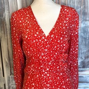 Topshop Rocket Man Star Print Dress